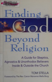 Cover of Finding God beyond religion by Tom Stella