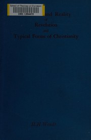 Cover of The idea and reality of Revelation and typical forms of Christianity by Hans Hinrich Wendt
