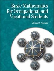 Front cover of Basic Mathematics for Occupational and Vocational Students by Richard C. Spangler