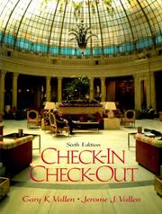 Cover of Check-in Check-Out by Gary K. Vallen