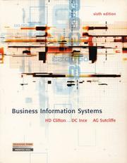 Cover of Business information systems by H. D. Clifton