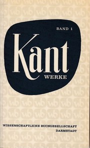 Front cover of Werke in zehn Bänden by Immanuel Kant