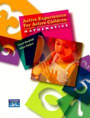 Cover of Active experiences for active children by Carol Seefeldt