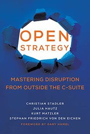 Cover of Open Strategy by Christian Stadler