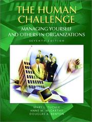 Front cover of The Human Challenge by Mary L. Tucker
