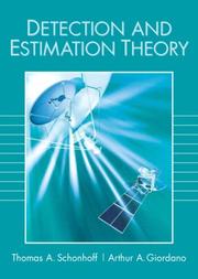 Cover of Detection  and Estimation by Thomas Schonhoff