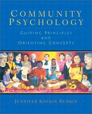 Front cover of Community Psychology by Jennifer Kofkin Rudkin