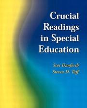 Front cover of Crucial readings in special education by Scot Danforth
