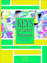 Front cover of Keys to Career Success by Gary Izumo