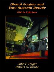 Front cover of Diesel Engine and Fuel System Repair (5th Edition) by Robert N. Brady