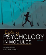 Front cover of Exploring Psychology in Modules by David G. Myers