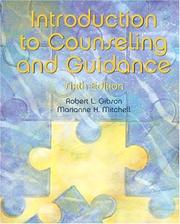 Front cover of Introduction to counseling and guidance by Robert L. Gibson