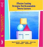 Cover of Effective teaching strategies that accommodate diverse learners by Edward J. Kameenui