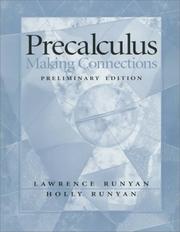 Cover of Precalculus by Lawrence Runyan