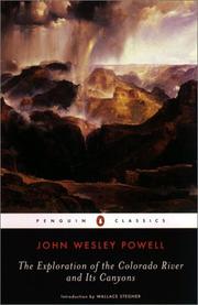 Front cover of Report on the exploration of the Colorado River of the West and its tributaries by John Wesley Powell