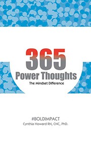 Front cover of 365 Power Thoughts by Cynthia Howard RN CNC PHD