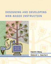 Cover of Designing and developing web-based instruction by Haomin Wang
