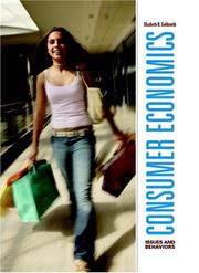 Front cover of Consumer Economics by Elizabeth B. Goldsmith