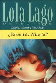 Front cover of Eres tú, María? by Lourdes Miquel López