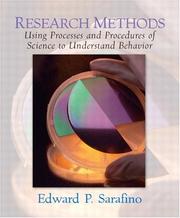 Cover of Research Methods by Edward P. Sarafino