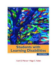 Cover of Students with learning disabilities by Cecil D. Mercer