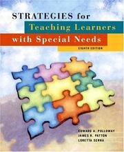 Front cover of Strategies for teaching learners with special needs by Edward A. Polloway