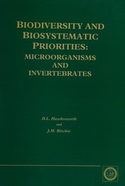 Front cover of Biodiversity and biosystematic priorities by D. L. Hawksworth