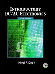 Cover of Introductory DC/AC electronics by Nigel P. Cook