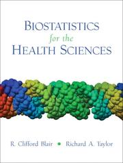 Front cover of Biostatistics for the Health Sciences by R. Clifford Blair