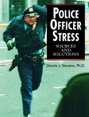 Front cover of Police Officer Stress by Dennis J. Stevens