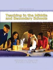 Front cover of Teaching in the Middle and Secondary Schools by Richard D. Kellough