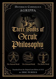 Front cover of Three Books of Occult Philosophy by Heinrich Cornelius Agrippa