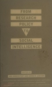 Front cover of From Research Policy to Social Intelligence by Jan Annerstedt