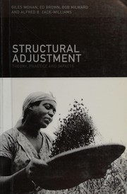 Cover of Structural adjustment by Giles Mohan