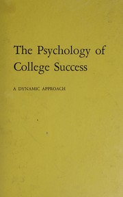 Cover of The psychology of college success by Henry Clay Lindgren