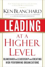 Cover of Leading at a Higher Level by Ken Blanchard