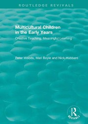 Cover of Multicultural Children in the Early Years by Peter Woods