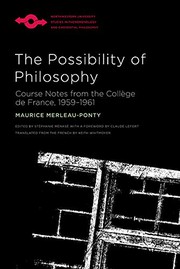 Cover of The Possibility of Philosophy by Maurice Merleau-Ponty