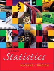 Cover of Statistics by James T. McClave