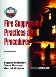 Cover of Fire Suppression Practices and Procedures (2nd Edition) (Brady Fire) by Eugene Mahoney