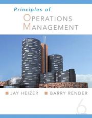 Front cover of Principles Of Operations Management and Student CD (6th Edition) by Jay Heizer