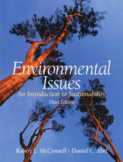 Cover of Environmental Issues by Robert L. McConnell