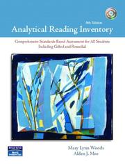 Front cover of Analytical Reading Inventory with Readers Passages (8th Edition) by Mary Lynn J. Woods