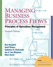 Cover of Managing Business Process Flows by Raví Anupindi