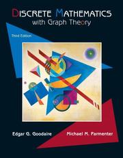 Front cover of Discrete mathematics with graph theory by Edgar G. Goodaire
