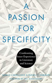 Cover of A Passion for Specificity by Marco Caracciolo