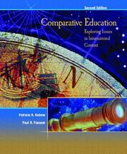 Cover of Comparative education by Patricia K. Kubow