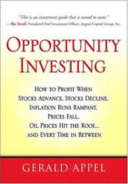 Cover of Opportunity Investing by Gerald Appel