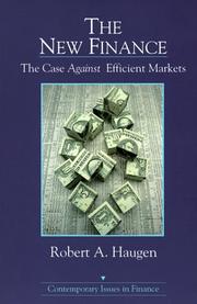 Cover of The new finance by Robert A. Haugen