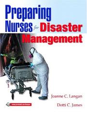 Cover of Preparing Nurses for Disaster Management by Joanne C. Langan